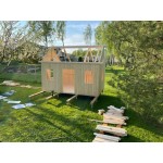 Casuta Maria de Joaca PlayHouse 6.9 m2 - Casa etajata pe 2 nivele pentru copii Marie Palmako